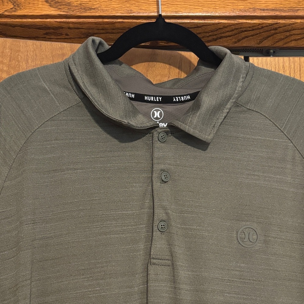 Hurley Men's Olive Polo Shirt